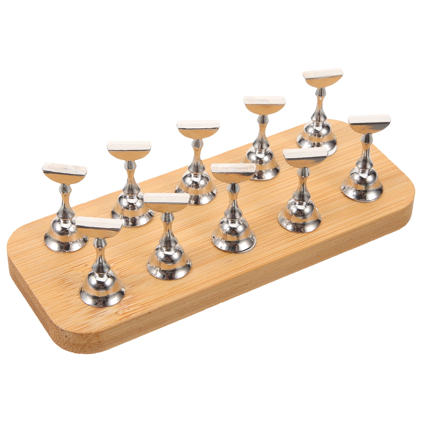 1 Set Nail Art Practice Stands Fake Nail Tips Holder Press on Nails