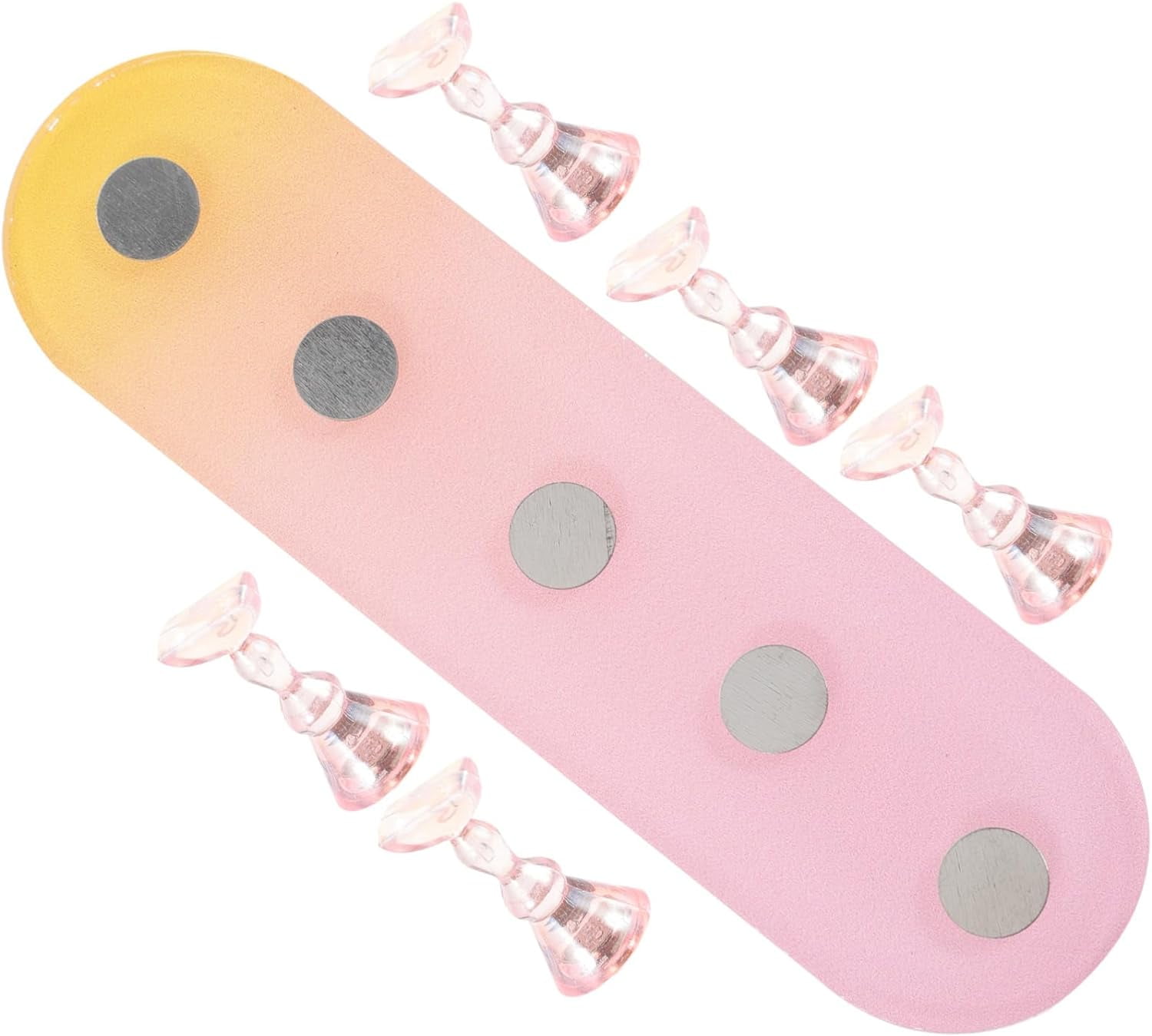 1 Set Nail Practice Holder Nail Tips Practice Rack Beauty Nail Holders