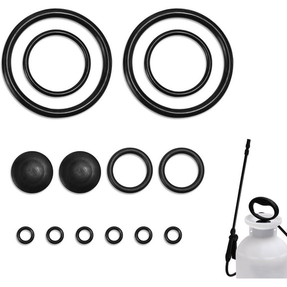 1 Set O Rings Seal Gasket Kit Compatible with Chapin 20000 Sprayers, Piston Pump Repair Kit Parts for Garden Sprayer Accessories