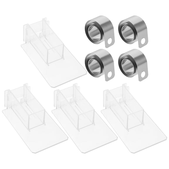 FONDOTIN Spring-Loaded Beverage Shelf Pusher 1 Set - Fridge and Freezer Drink Organizer for Easy Access and Storage