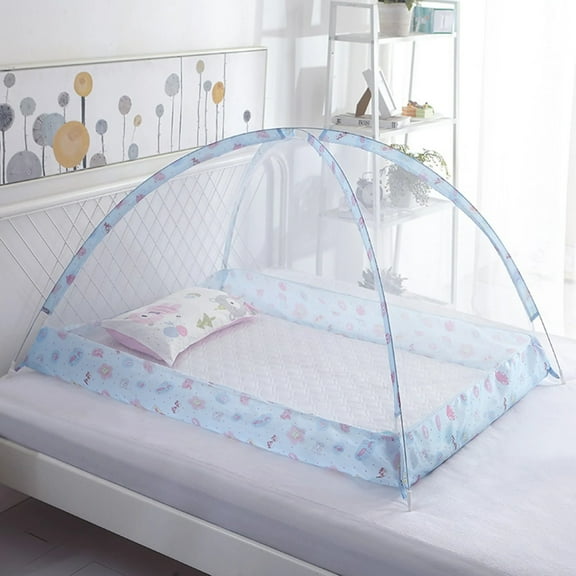 1 Set Of Baby Mosquito Nets,Net Portable Tent Travel Net Standing For Bedroom And Full Cover Design Suitable For Children'S Beds To Preve