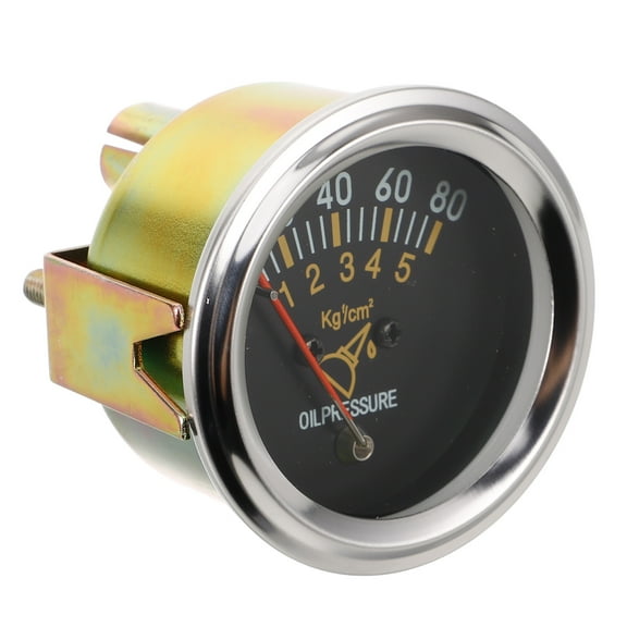 1 Set Of Pressure Gauge Oil Pressure Meter Professional Pressure Gauge For Pressure Measurement Automotive Replacement Oil Pressure Gauge