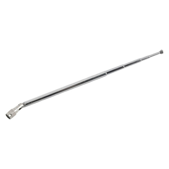 1 Set Of Telescopic Dab Fm Radio Antenna Adapter For Sma Male Mini System Antenna Length 270Mm 7 Sections