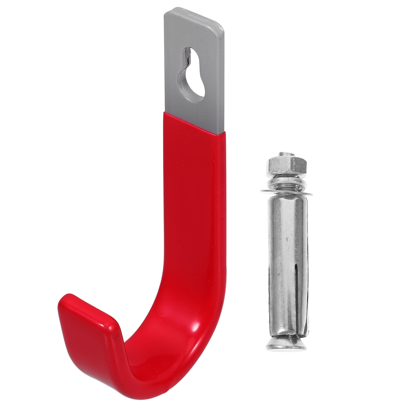 Red Wall Hooks for Home Use Made of Iron with PVC Coating for Heavy ...
