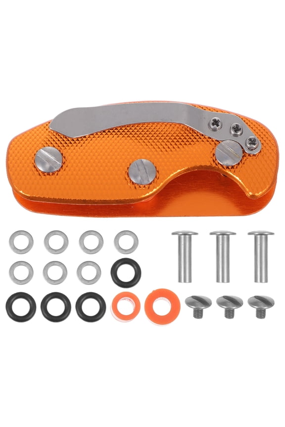 1 Set Outdoor Aluminum Alloy Key Organizer Single-open Outdoor Key Holder Clip