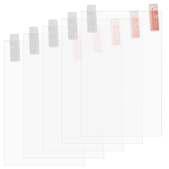 1 Set PET Scratch-Resistant Screen Protector for 3D Printer Rectangle Clear 88x137x0.2mm 5pcs/set