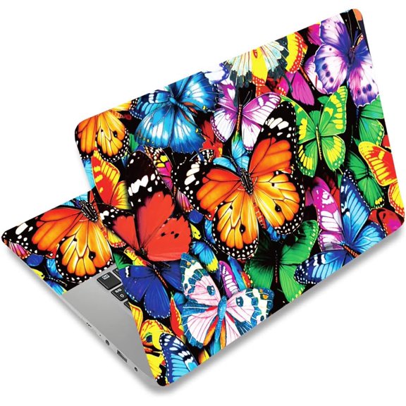 1 Set PVC Sticker for Laptop Butterfly 90~270x120~380mm 3pcs/set for DIY