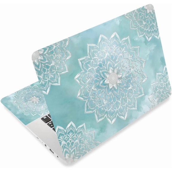 1 Set PVC Sticker for Laptop Floral 90~270x120~380mm 3pcs/set for DIY
