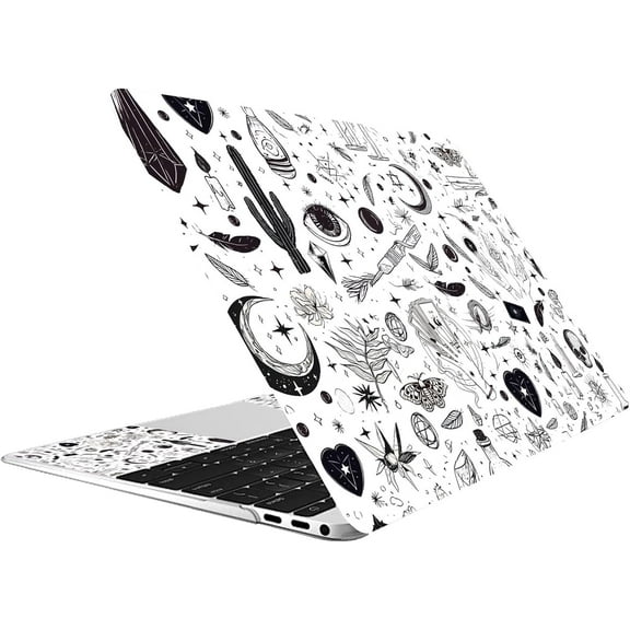 1 Set PVC Sticker for Laptop Mixed Shapes 86.4~270x116.8~380mm 3pcs/set