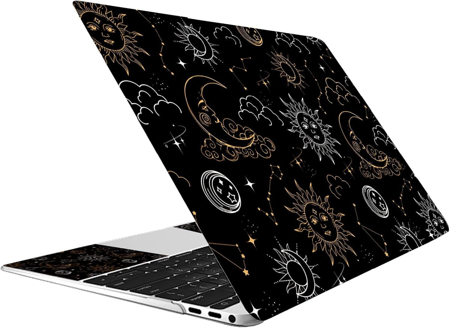 1 Set PVC Sticker for Laptop Sun 86.4~270x116.8~380mm 3pcs/set for DIY