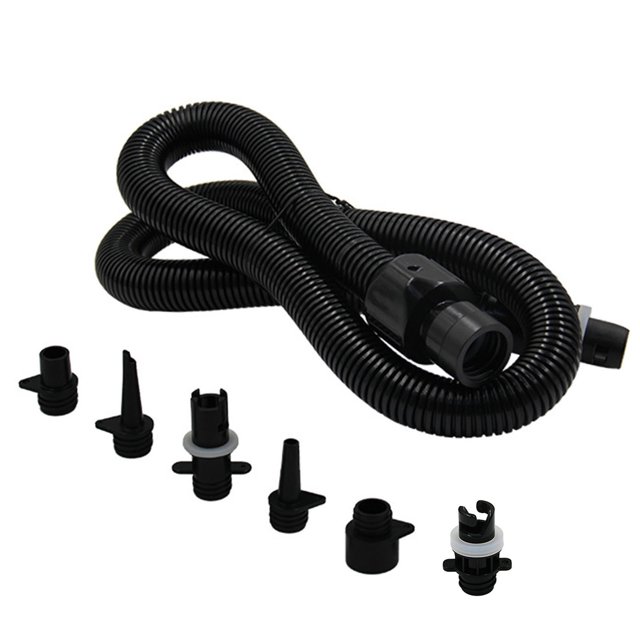 1 Set Paddle Board Pump Adapter with 6 Air Nozzles Easy Connection Wide
