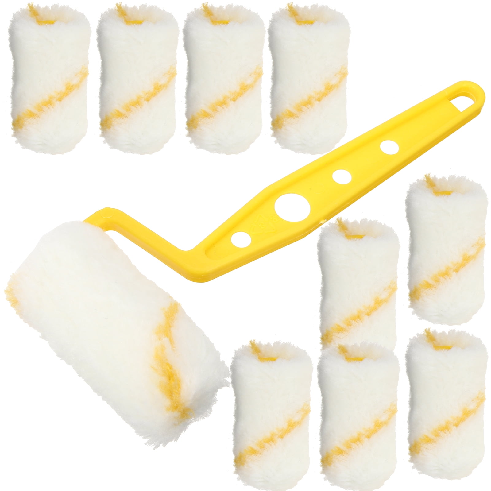 1 Set Paint Roller Wall Paint Brush Refills Portable Painting Roller Wall Painting Tool
