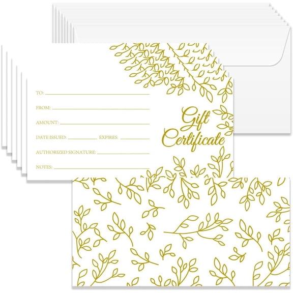 1 Set Paper Gift Card Invitation Cards for Birthday Wedding Party Rectangle Leaf 170x85mm 40pcs/set Handmade Gift