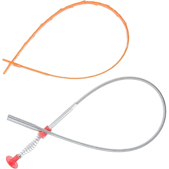 1 Set Pipe Cleaner Grabber Cleaning Tool Tub Cleaner Paw Cleaner Pipe Unclogger Spring Tool Cleaning Tools Sewer Dredging Kit Dredge Sewer Cleaning Clog Sewer Dredging Pipe Abs