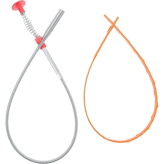 1 Set Pipe Cleaner Paw Cleaner Grabber Cleaning Tool Sink Cleaner Tool Tub Drain Cleaning Tools Pipe Unclogger Drain Cleaning Hook Sewer Dredging Kit Dredging Clog Remover Hair Abs