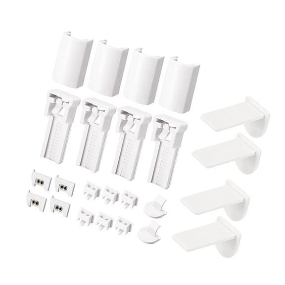 1 Set Pleats Blinds Bracket Set Replacement Parts for Window Shade Rolling Curtain Clamps Support Curtain Accessories