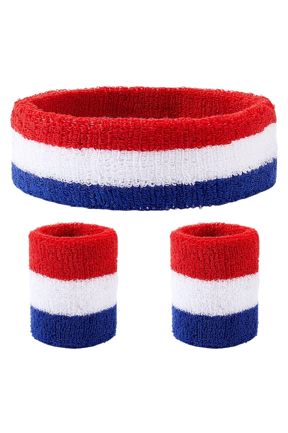 1 Set Polyester Elbow Sleeves and Headband Elbow Brace Protection Covers Mixed Color 169x50x15mm
