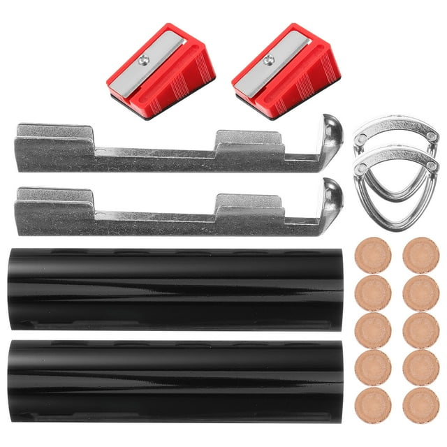 1 Set Pool Cue Tip Repair Set Portable Repair Tool Cue Tip Repair Kit