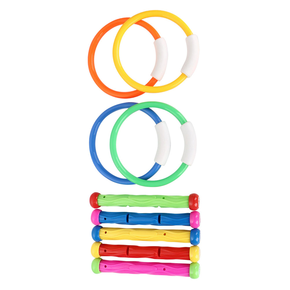 1 Set Pool Diving Rings Underwater Swimming Pool Diving Rings Diving