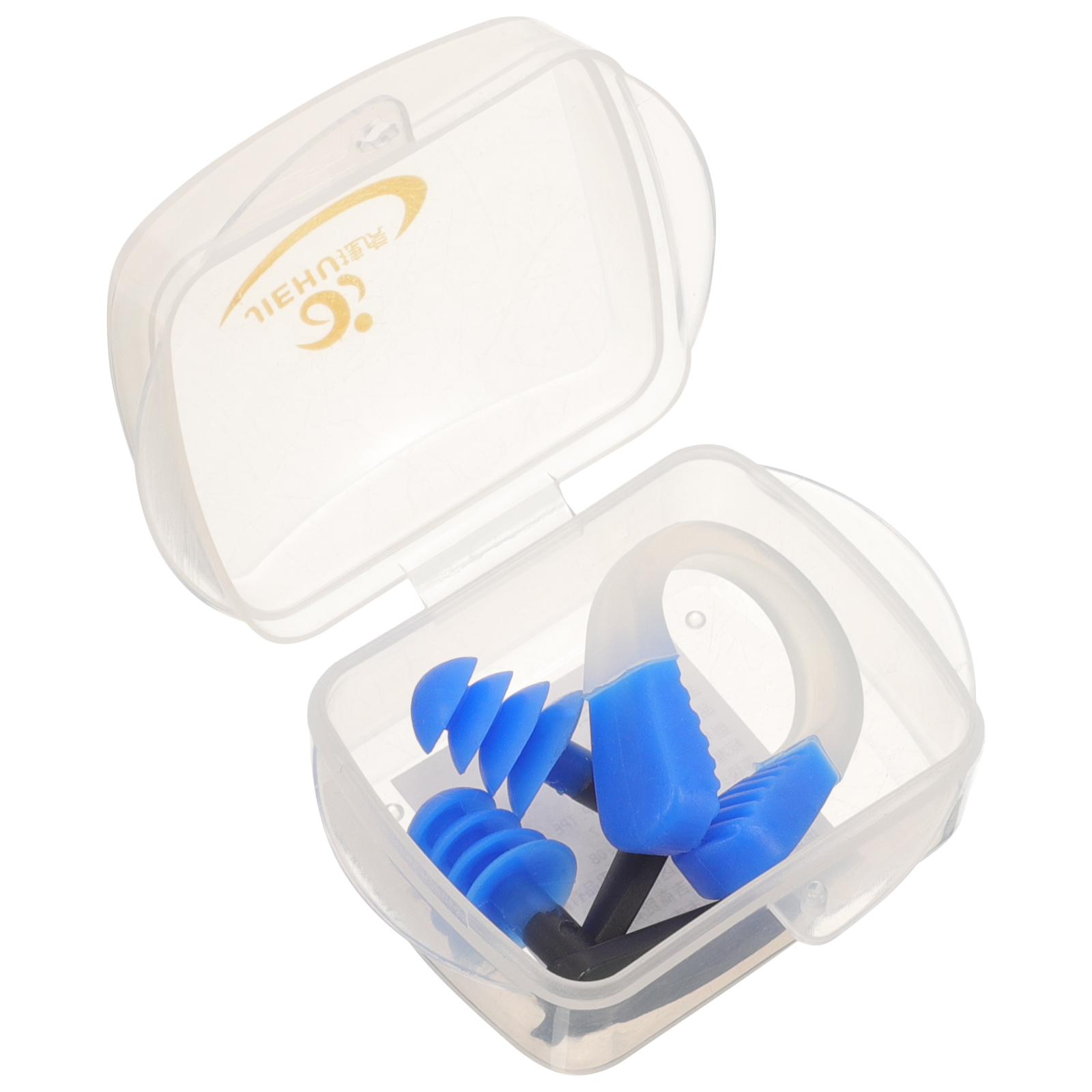 1 Set Pool Ear Plugs Plastic Ear Plugs Swimming Swimming Nose Clip