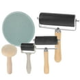 1 Set Portable Brayer Roller for Printmaking Glue Roller Ink Applicator