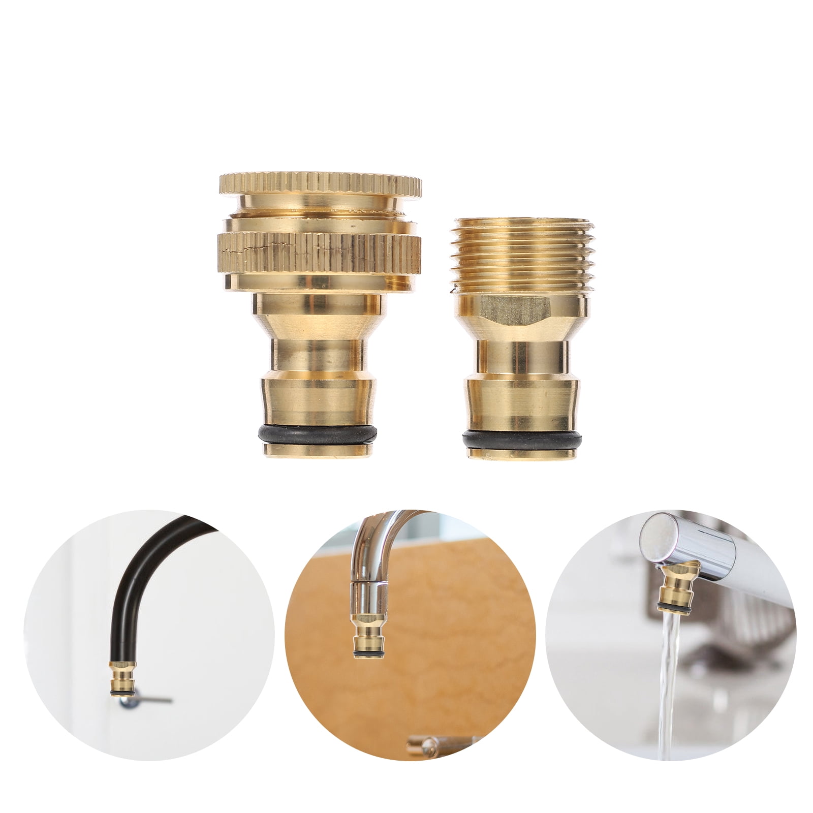 1 Set Portable Dishwasher Faucet Adapter Sink Hose Attachment For ...