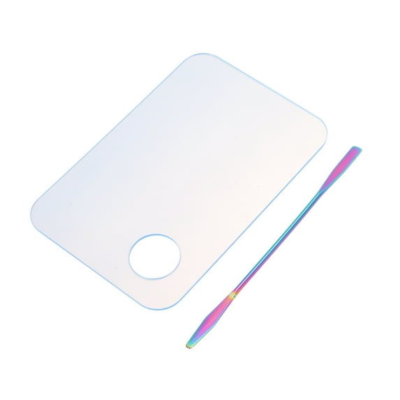 1 Set Portable Square Nail Art Palette Multicolor