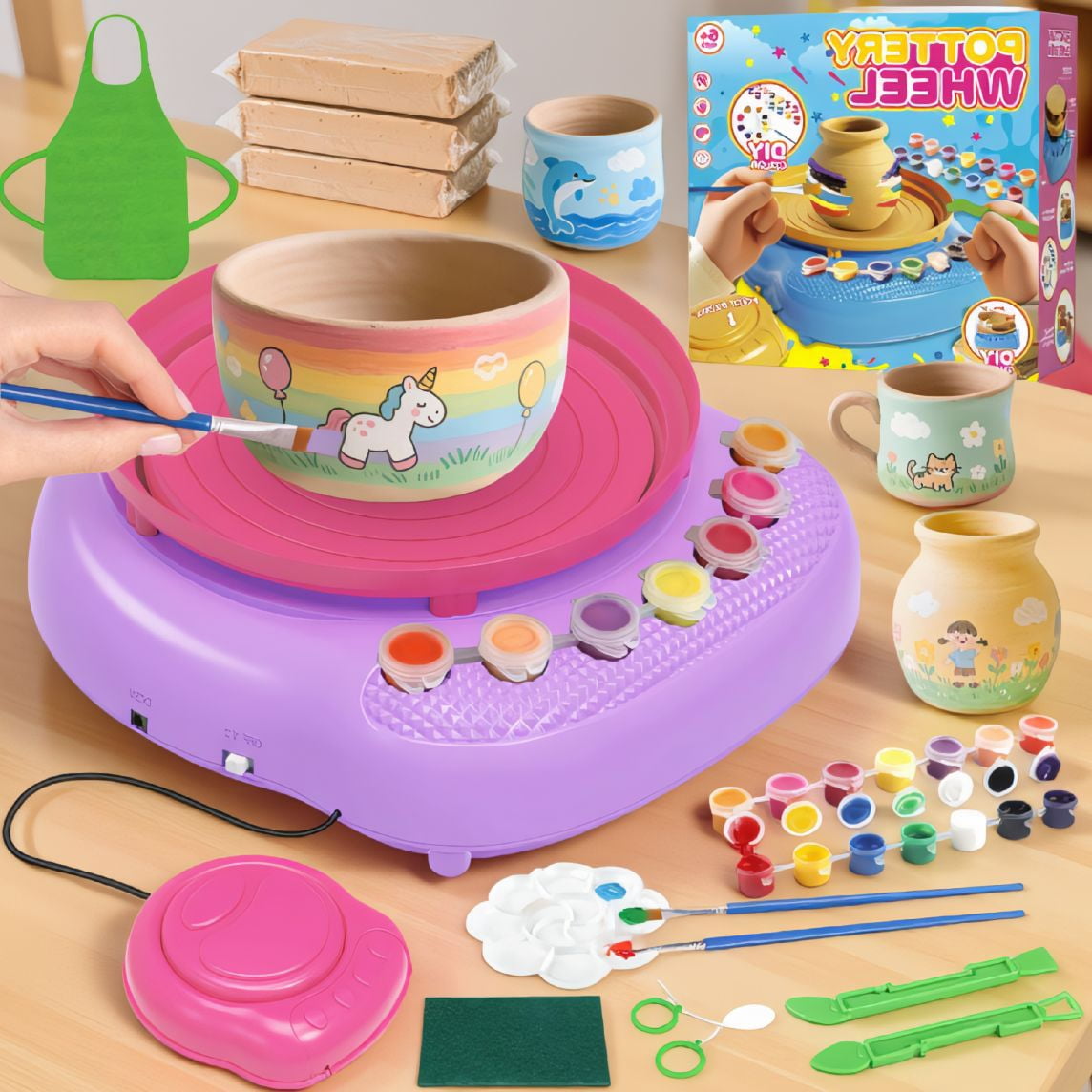 Explore Colorful Pottery Sets and Craft Kits for Creative Projects