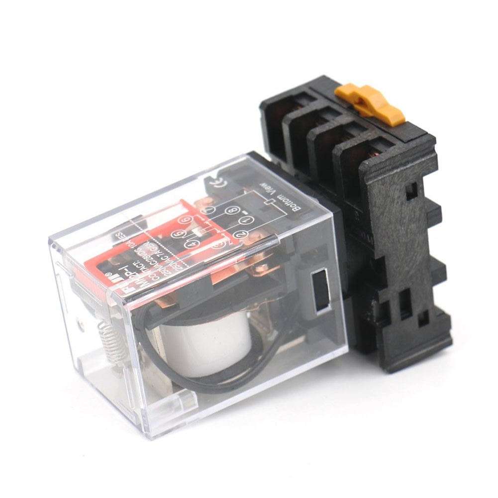 1 Set Power Relay MK2P-I General Purpose Relay 10A 8 Pin DPDT With ...