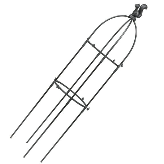 Sturdy Plant Climbing Rack for Potted Plants Black Fiberglass and Plastic 1 Set