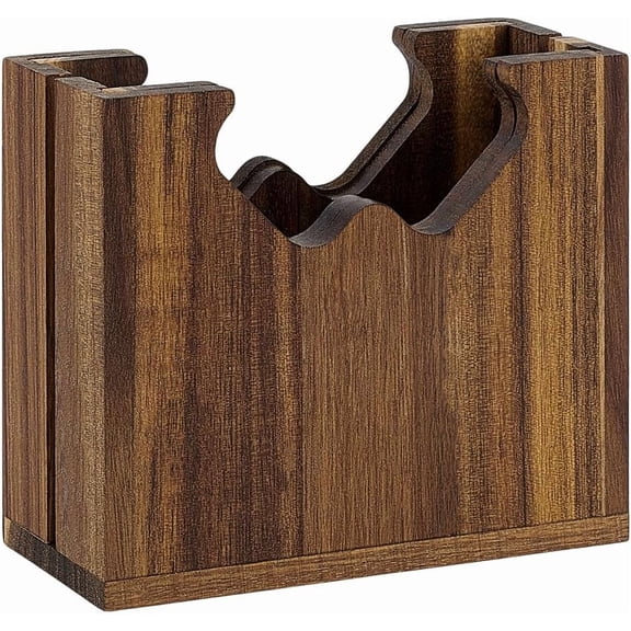 1 Set Premium Acacia Adjustable Wood Bagel Slicer Holder for Slicing Handcrafted Durable Wooden Bagel Cutter Slicer with Removable Insert