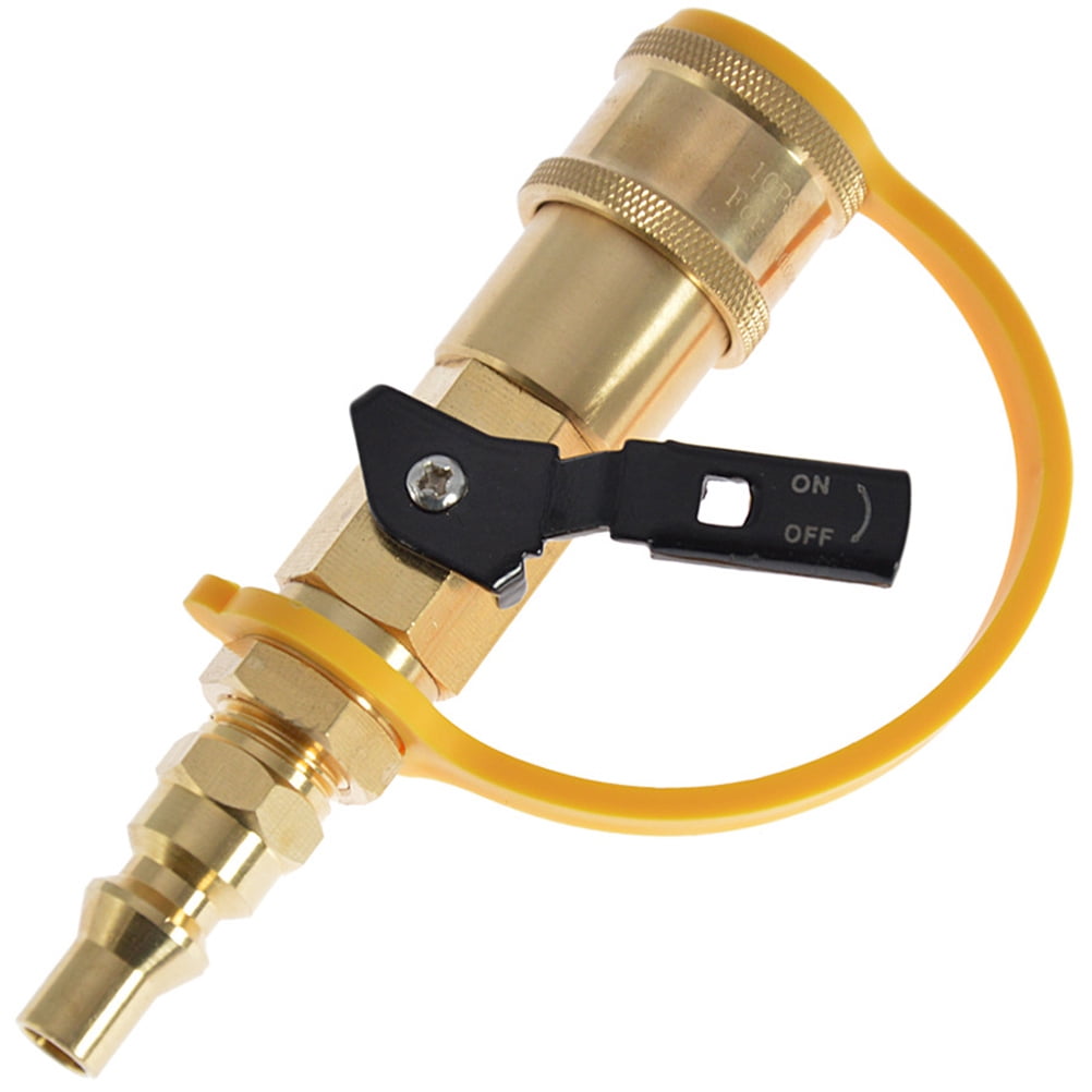 Qiysamall 1 Set Propane Hose Adapter 1/4 Propane Quick Connect Fittings