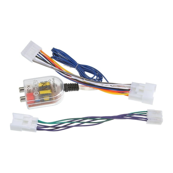 Unique Bargains 1 Set Radio Amp Subwoofer Amplifier Plug Play Wire Wiring Harness Adapter Inline Converter for Toyota Pickup 1987-1995