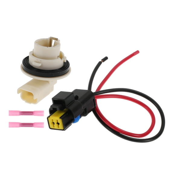 1 Set Rear Fog Lights Light Socket Wiring for Ford Kuga No.31265953 Lamp Bulb Pigtail Connector Harness with Pre-Wired Plug Heat Shrink Tubing