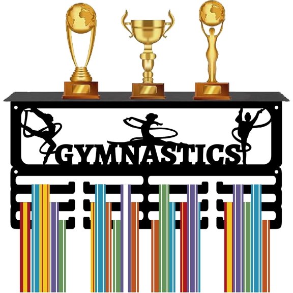 1 Set Rectangle Iron Medal Hanger Holder with Screws & Anchor Plug & Nut & Shim Ring Gymnastics 200x400mm & 100x400x15mm creative