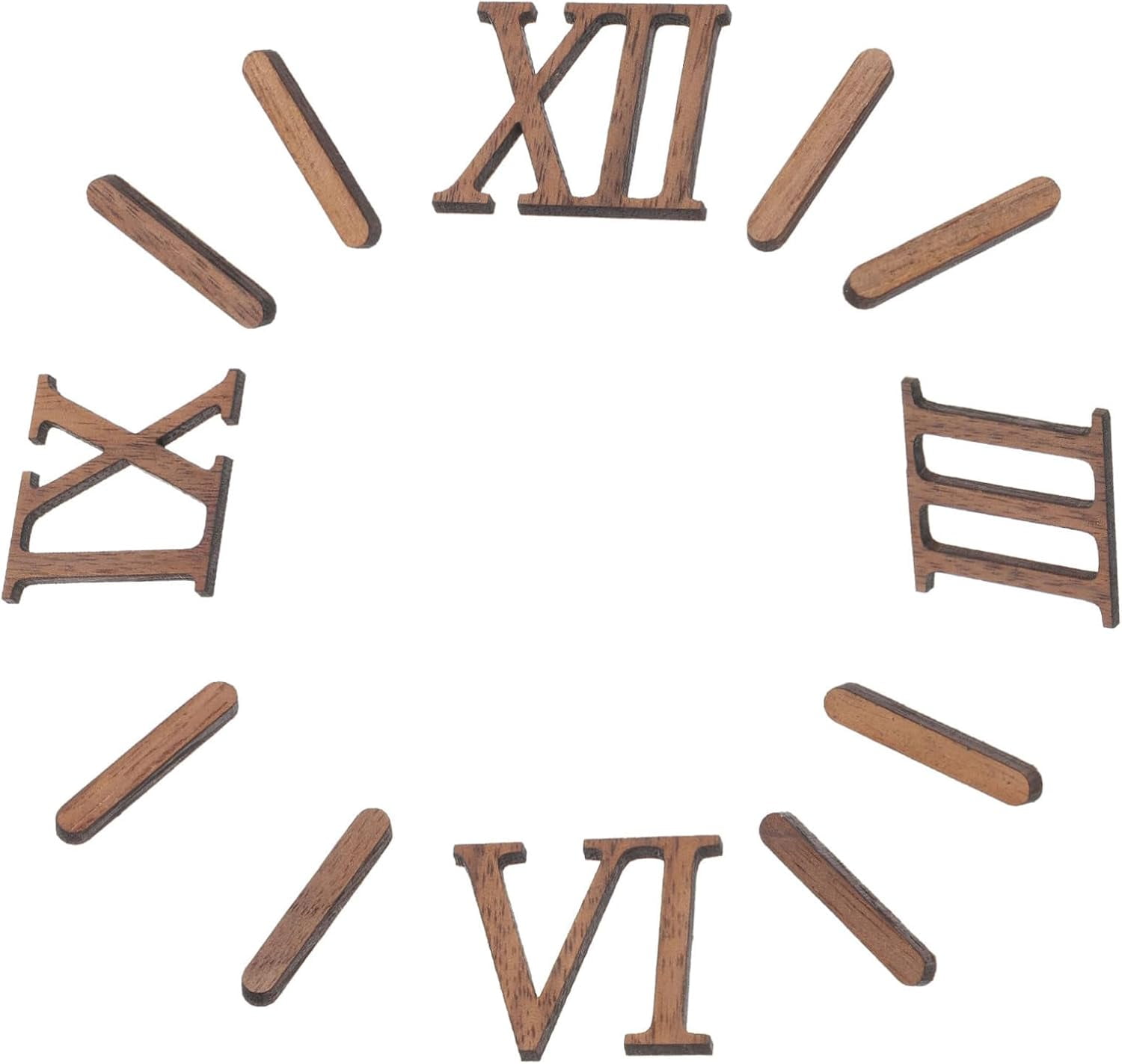 1 Set Replacement Clock Wood Number Clock Numerals Diy Clock Numbers ...