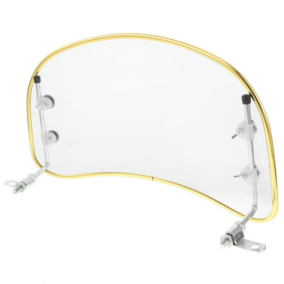 1 Set Clear Transparent Retro Scooter Motorcycle Electric Bike Windshield Wind Deflector Wind Protection Screen