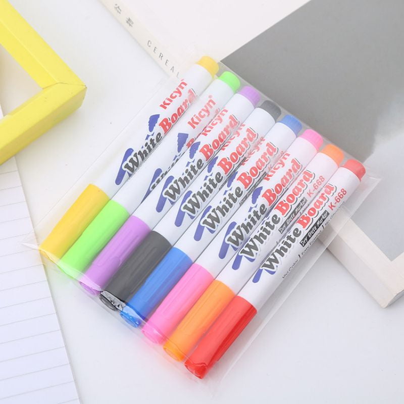 1 Set Rewritable Whiteboard Stationery Drawing Art School Felttip