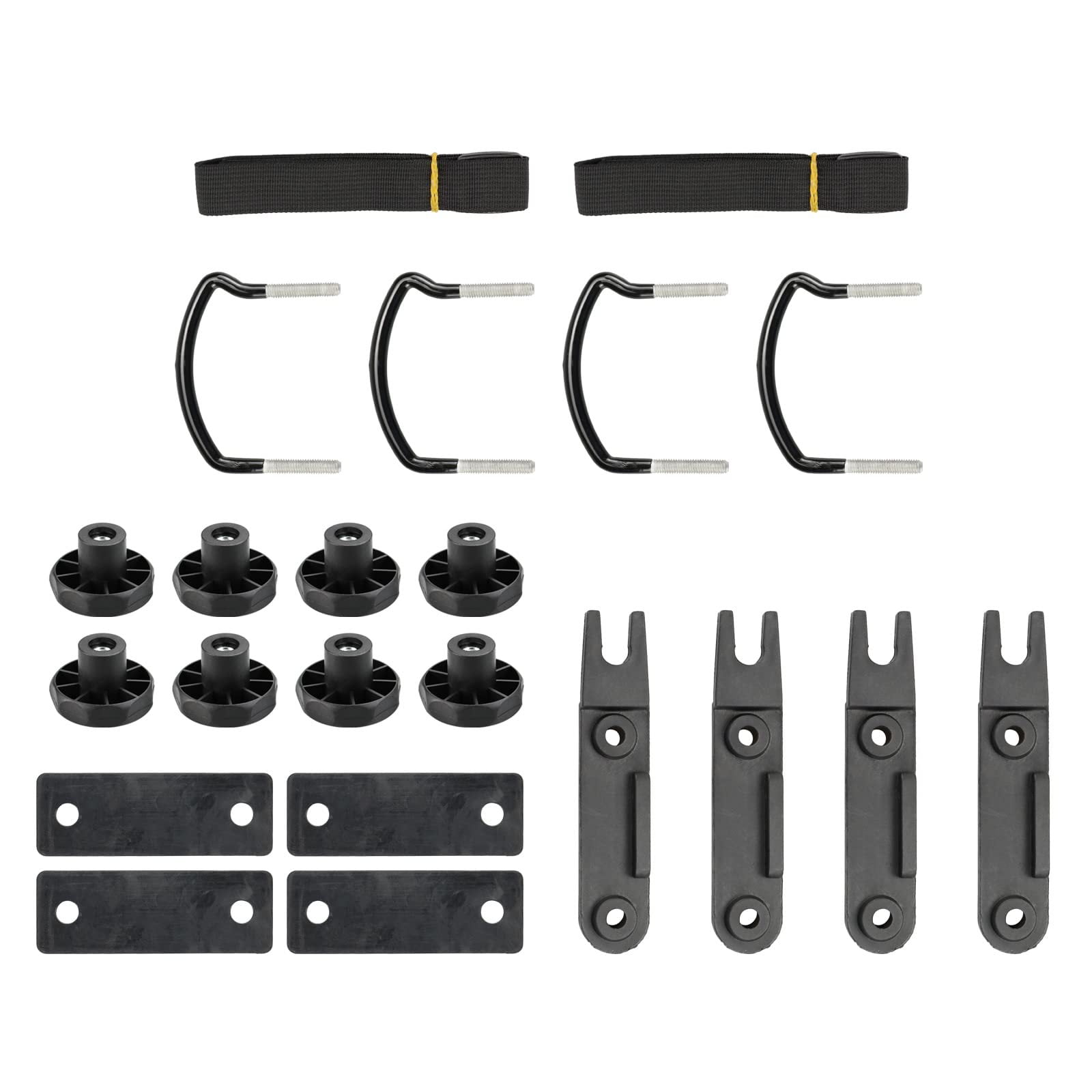 1 Set Roof Rack Mounting Bracket U Bracket Cargo Carrier Rack Bolt Accessory