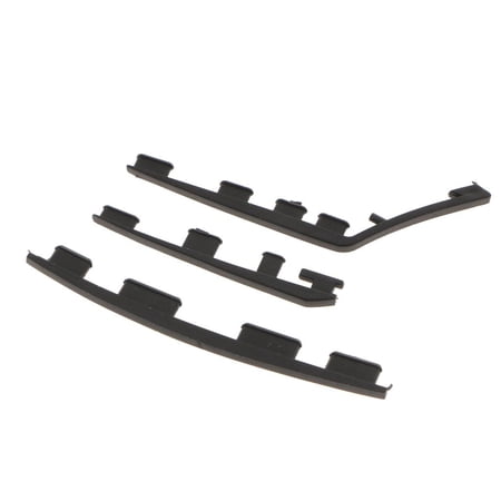 1 Set Rubber Feet Repair Parts For 4 Game Console CUH & CUH-1100 Only (Black)
