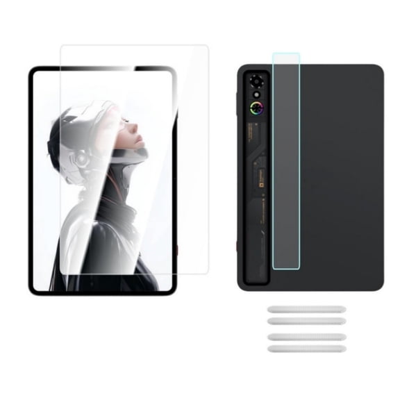 1 Set Screen Protector For RedMagic Astra Gaming Tablet 9H Tempered Glass Protective Film HD Film Dust Mesh Lens Protector Set