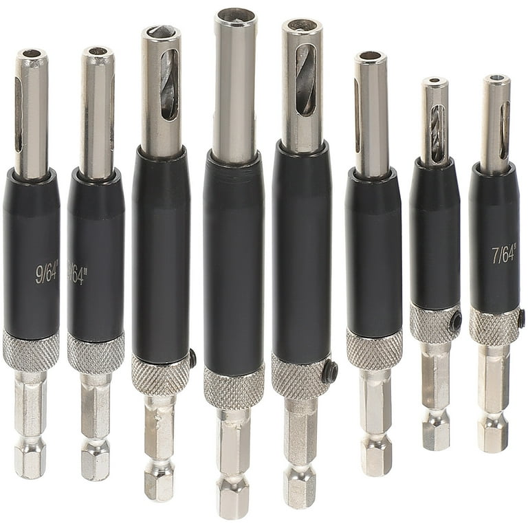 1 Set Self Centering Drill Bit Centering Hinge Drill Bit Woodworking Tool Walmart