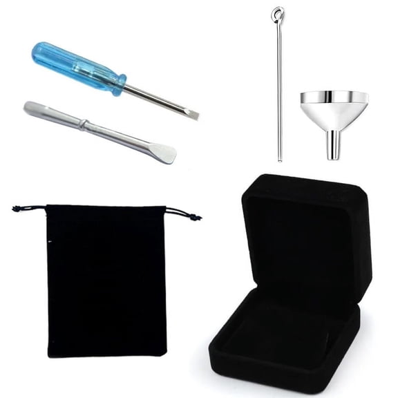 1 Set Set Ashes Funnel Refill Funnel Dispensing Funnel Small Funnel for Ashes Urn Small Urn Filling Funnel Velvet Bag Pet
