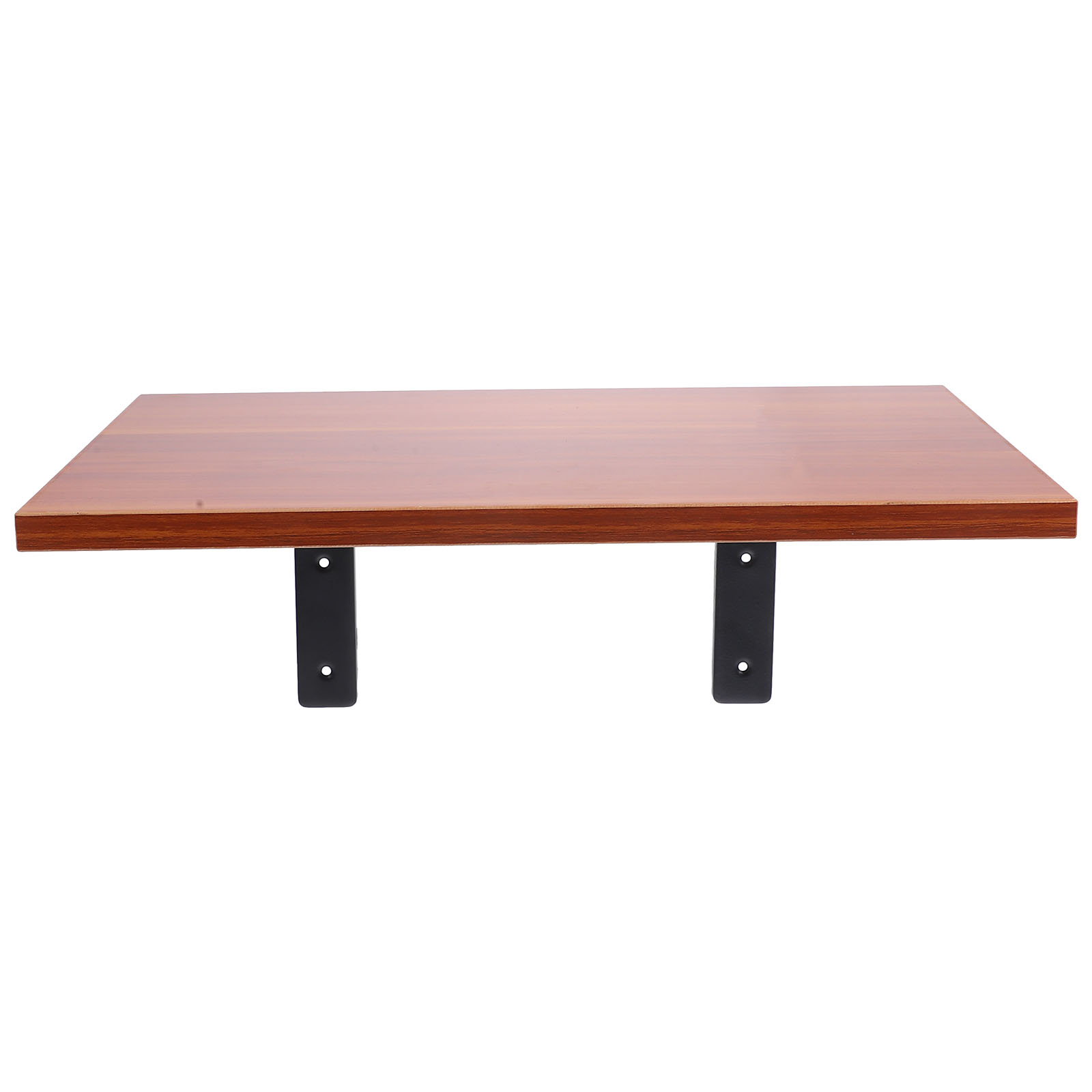 1 Set Shelf Brackets Floating Shelf Brackets Heavy Duty Bookshelf Brackets with Wooden Board