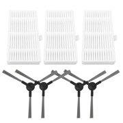 1 Set Side Brush Filter Kits For Cecotec Conga- 999 Vacuum Cleaner Sweeping Robot Accessories Spare Parts For Home