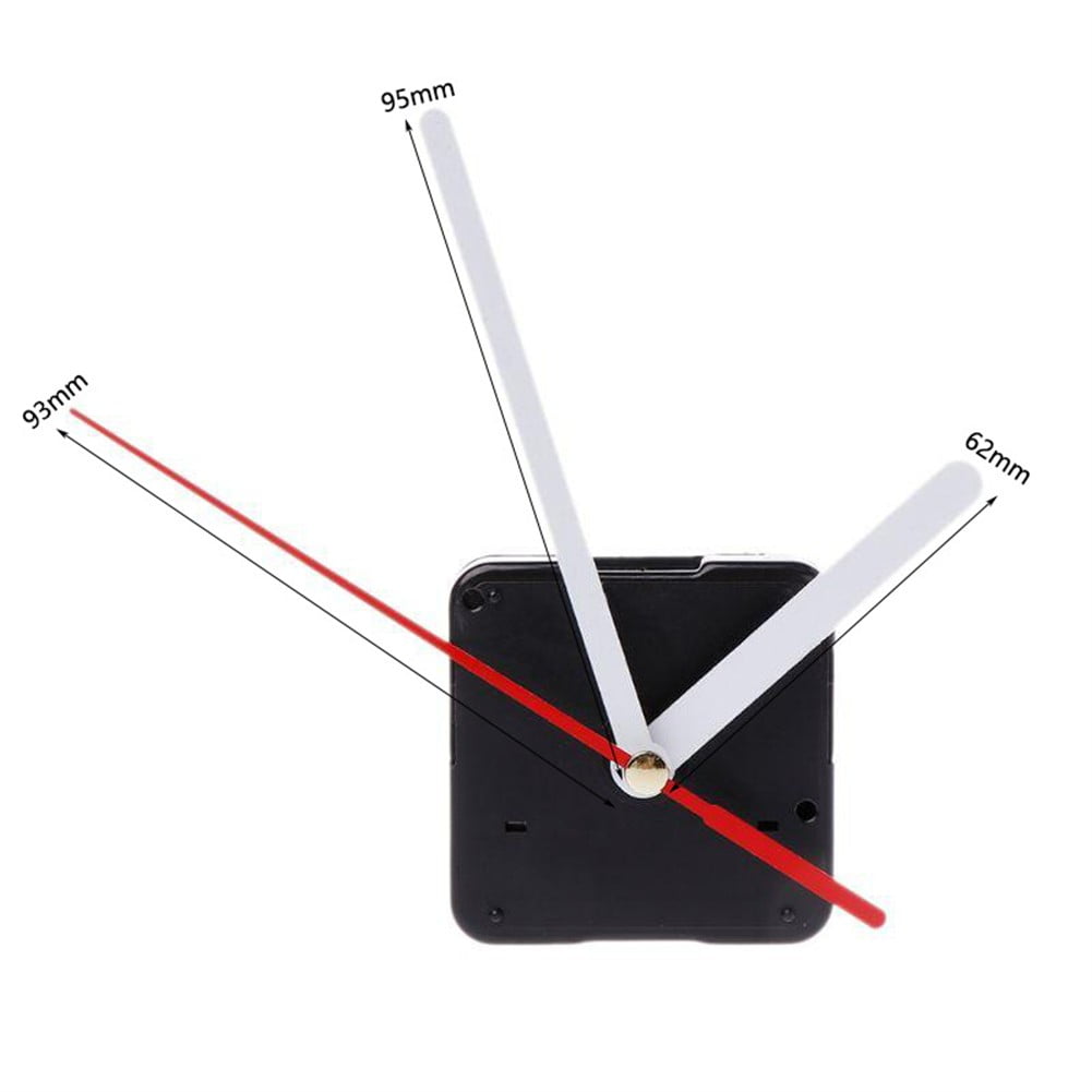 1 Set Silent Quartz Clock Movement Mechanism Wall Repair Replacement ...