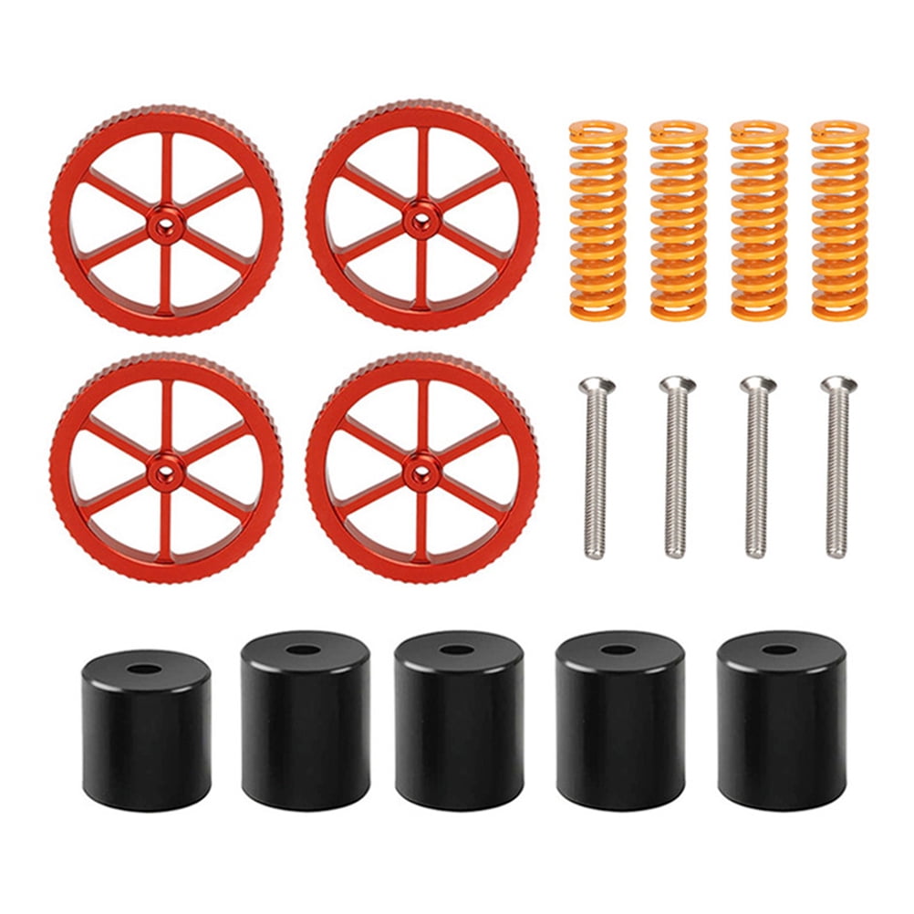 1 Set Silicone Leveling Column 3D Printer Bed Leveling Nuts Screws And ...