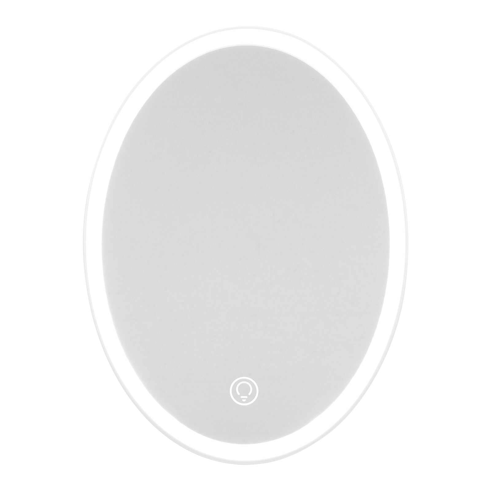1 set simple led makeup mirror with touch control desktop lighting