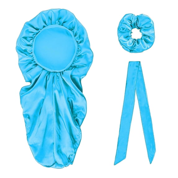 Boc 1 Set Sleeping Cap Adjustable Anti-static Fake Stain Wide Application Sleeping Hat for Women