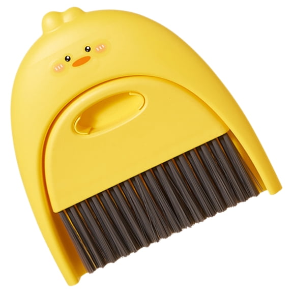 1 Set Small Dustpan and Brush for Desktop Cleaning, Cartoon Style Sweep Broom with Dustpan, Compact and Convenient